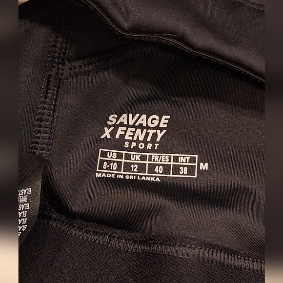 NWT-Savage X Fenty Black Sports Bra - Picture 9 of 14